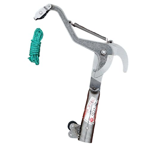 Dickly Hochentaster Baumschere Astschneider Gartenschere Seilgriff Aus Robustem Eisenstahl mit Innovativem Flaschenzugsystem für Professionelle Gärten Obstpl, M Dickly Hochentaster Baumschere Astschneider Gartenschere Seilgriff Aus Robustem Eisenstahl mit Innovativem Flaschenzugsystem für Professionelle Gärten Obstpl, M von Dickly