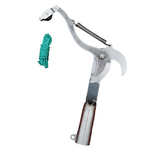 Dickly Hochentaster Baumschere Astschneider Gartenschere Seilgriff Aus Robustem Eisenstahl mit Innovativem Flaschenzugsystem für Professionelle Gärten Obstpl, S Dickly Hochentaster Baumschere Astschneider Gartenschere Seilgriff Aus Robustem Eisenstahl mit Innovativem Flaschenzugsystem für Professionelle Gärten Obstpl, S von Dickly