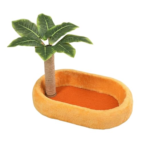 Dickly Katzenkratzbaum, Lounge-Nest, Kätzchenbett, Katzenkratzbrett für schlafende Hauskatzen, Orange Dickly Katzenkratzbaum, Lounge-Nest, Kätzchenbett, Katzenkratzbrett für schlafende Hauskatzen, Orange von Dickly
