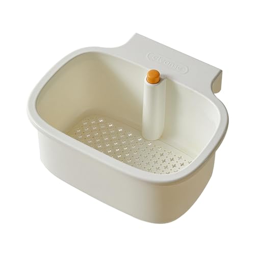 Dickly Küchenspüle Sieb Lebensmittelabfälle Net Catcher Müllreinigungswerkzeug Lebensmittelrückstände Hängender Spüle Siebkorb, Weiß Dickly Küchenspüle Sieb Lebensmittelabfälle Net Catcher Müllreinigungswerkzeug Lebensmittelrückstände Hängender Spüle Siebkorb, Weiß von Dickly
