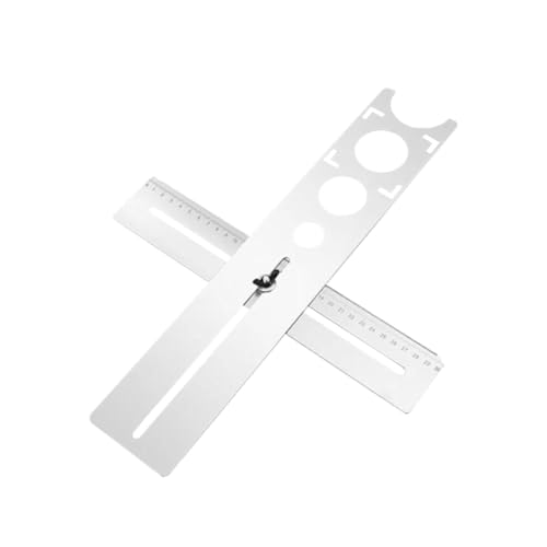 Dickly Lochlineal für Keramikfliesen, Marmor Stanzwerkzeug, Universelles DIY Positionierungsmarkierungswerkzeug, Bodenbohrlöcher für, 40cm Dickly Lochlineal für Keramikfliesen, Marmor Stanzwerkzeug, Universelles DIY Positionierungsmarkierungswerkzeug, Bodenbohrlöcher für, 40cm von Dickly