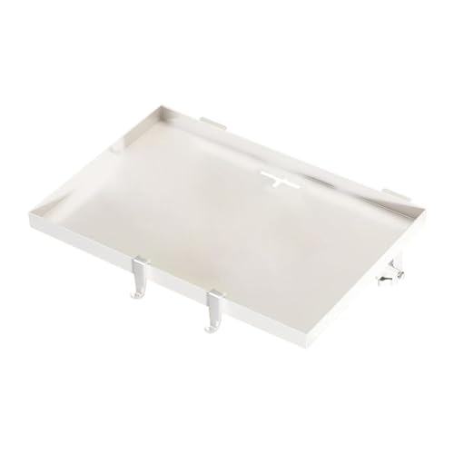 Dickly Nachttischregal, Nachttisch für obere Etagenbett, faltbar, robuster Organizer, Bettseitentablett für Schlafsaal, kleine Räume, Wohnzimmer, Weiß von Dickly