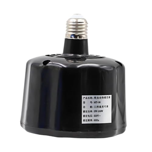 Dickly Wärmelampe für Nutztiere, energiesparend, einfache Installation, Tierhaltung, Haushalt, Heimtierbedarf, vielseitig einsetzbar, Schwarz Dickly Wärmelampe für Nutztiere, energiesparend, einfache Installation, Tierhaltung, Haushalt, Heimtierbedarf, vielseitig einsetzbar, Schwarz von Dickly