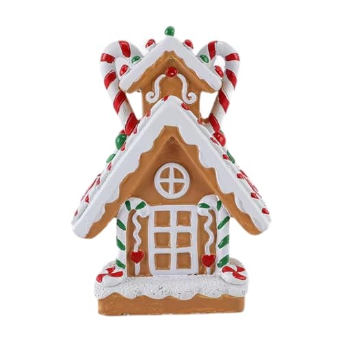 Dickly Weihnachts-Lebkuchenhaus, Schneehaus, Sammlerstücke, Gebäude, Dekoration, Ornament für Szenenlayout, Restaurant, Esstisch, Style B von Dickly