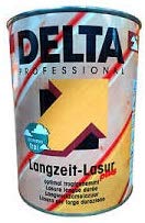Delta Dickschichtlasur auf Alkydharzbasis / 5 L / tropfgehemmt, aromatenfrei / Lösemittelbasierte, biozidfreie, atmungsaktive, thixotrope Holzlasur (Teak) von Dickschichtlasur auf Alkydharzbasis