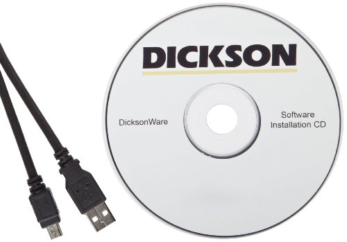Dickson A016 DicksonWare Software für Dickson Datenlogger, CD, mit 1,8 m USB-Kabel von Dickson