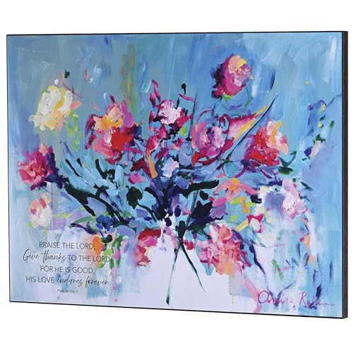 Dicksons Inspirierende christliche Wandkunst, 37 x 50 cm, MDF-Blumenmuster, Lob den Herrn von Dicksons