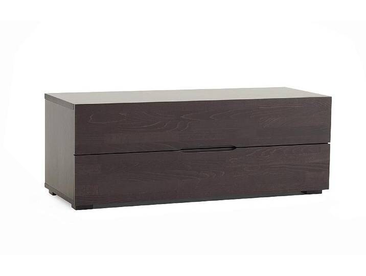 Schlafzimmer Kommode Daisy mit 2 Schubkästen Buche massiv wenge lackiert von Dico-Möbel