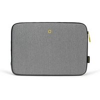 DICOTA Laptophülle Skin FLOW Kunstfaser grau/gelb bis 35,8 cm (14,1 Zoll) von Dicota