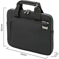 DICOTA Laptoptasche Laptop Sleeve SMART Kunstfaser schwarz D31180-RPET bis 33,8 cm (13,3 Zoll) von Dicota