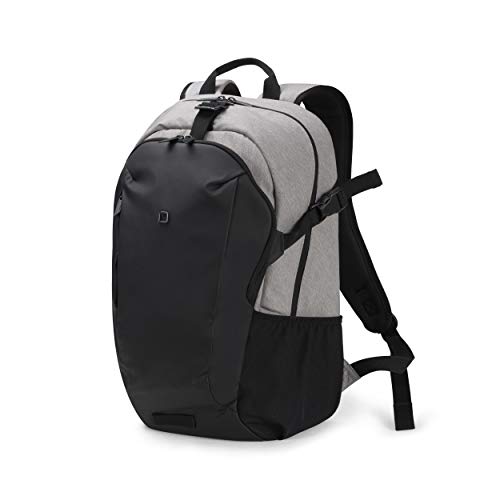 DICOTA Backpack GO City-Rucksack – Rucksack aus wasserabweisenden Materialien, verstecktes Notebookfach für eine Größe von 13-15.6 Zoll, ergonomische Rückenpolsterung, hellgrau von Dicota