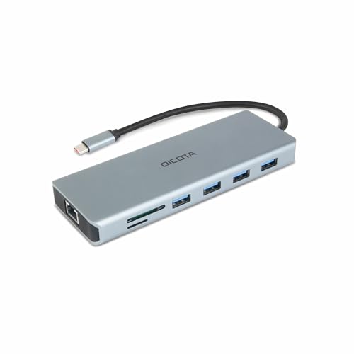 Dicota D32065 Interface Hub USB 3.2 Gen 1 (3.1 Gen 1) Type-C Silber von Dicota