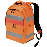 Dicota Warnschutz Notebook Rucksack Hi-Vis 25 Liter Passend für maximal: 39,6cm (15,6 ) Orange von Dicota