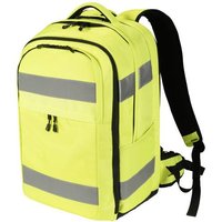 Dicota Warnschutz Notebook Rucksack Hi-Vis 32-38 Liter Passend für maximal: 43,9cm (17,3 ) Gelb von Dicota