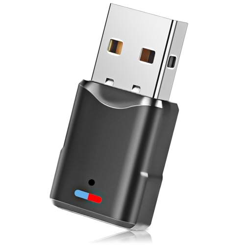Bluetooth Adapter 5.3 for PC,für PS5/für PS4/pro/für Switch,Bluetooth Empfänger, Low Latency USB Audio Adapter mit APTX, Plug and Play von Dictien