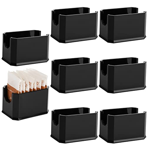 Dicunoy 8 Stück Zuckerpäckchen Halterung, Kunststoff Schwarz Zucker Caddy für Restaurant, Zucker Tasche Süßstoff Pakete Storage Container Box für Kaffee-Bar, Tisch Dicunoy 8 Stück Zuckerpäckchen Halterung, Kunststoff Schwarz Zucker Caddy für Restaurant, Zucker Tasche Süßstoff Pakete Storage Container Box für Kaffee-Bar, Tisch von Dicunoy