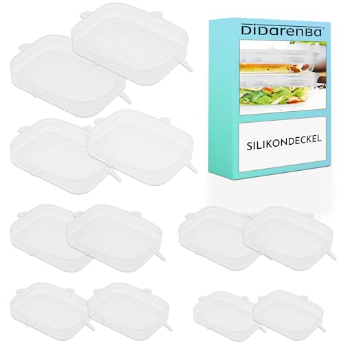 Silikondeckel dehnbar universal 12 Stück verschiedene Größen spülmaschinenfest deckel für dosen transparent Silikondeckel dehnbar universal 12 Stück verschiedene Größen spülmaschinenfest deckel für dosen transparent von Didarenba