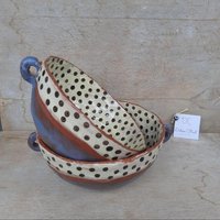 Keramikschalen, 2Er-Set, Handgefertigt Von Didem Firat Keramik von DidemFiratCERAMICS