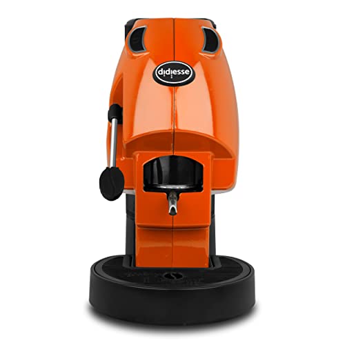 Didiesse Kaffeemaschine mit Waffeln 44 mm - Modell Baby Frog Waffelmaschine - Kompakt 450 W - mit Stand-by-Funktion und 1,5 l Tank (Orange) von Didiesse