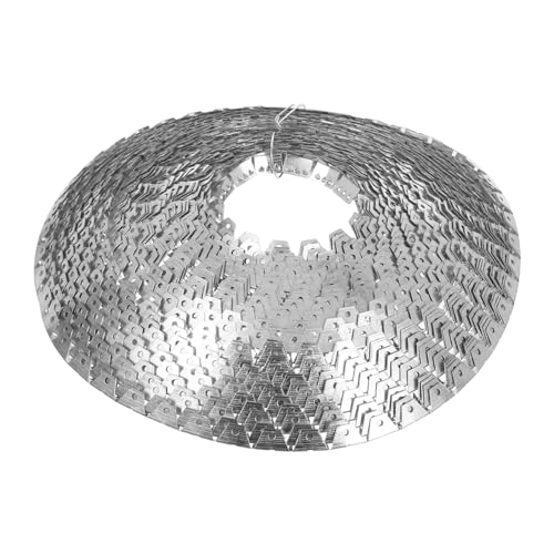 Didiseaon 1 Rolle Metall-tack-Streifen: Sofa-Kanten, Zahnkantenbesatz, Sofa-Finish-Kanten Zur Verstärkung Von Matratzenmöbeln, Dekorative Bordüre Didiseaon 1 Rolle Metall-tack-Streifen: Sofa-Kanten, Zahnkantenbesatz, Sofa-Finish-Kanten Zur Verstärkung Von Matratzenmöbeln, Dekorative Bordüre von Didiseaon