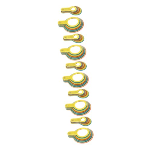 Didiseaon 10 Sätze Fruchtmessring Teiliges zur Genauen Größenmessung von Obst Pear Measuring Circle für Sortierung und Verpackung von Didiseaon