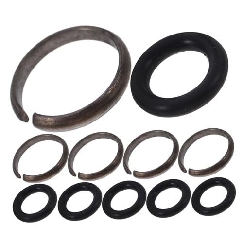 Didiseaon 10 Sätze Teiliges Impact Friction Ring mit O ring Vierkantantrieb Sicherungsringe für Elektroschrauber Langlebige Schraubenschlüssel Zubehörteile Einfache Montage Vielseitig für von Didiseaon