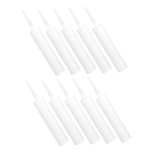 Didiseaon 10 Stück Leere Dichtstoff tuben Nachfüllbare für Abdichten Fugen Reparatur Kompatibel mit Epoxid Dichtmasse Praktische Langlebige Leerbehälter von Didiseaon