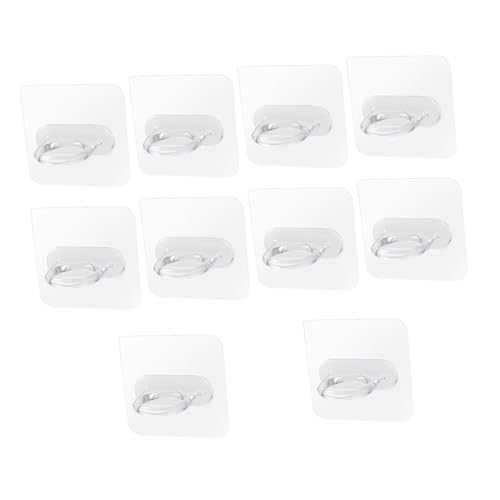 Didiseaon 10 Stück Teiliges Selbstklebender Bohrfreier Wandhaken aus Vielseitig für Bad Küche und Wohnzimmer Starke Tragkraft für Duschgel Lotionflaschen Einfache Montage ohne Bohren Didiseaon 10 Stück Teiliges Selbstklebender Bohrfreier Wandhaken aus Vielseitig für Bad Küche und Wohnzimmer Starke Tragkraft für Duschgel Lotionflaschen Einfache Montage ohne Bohren von Didiseaon