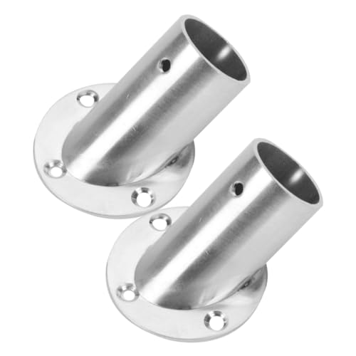 Didiseaon 2stücke Edelstahl Kleiderstangen Halterungen Mit Verstellbarem Flansch Für Für Kleiderschränke Badezimmer Und Wäscherei Didiseaon 2stücke Edelstahl Kleiderstangen Halterungen Mit Verstellbarem Flansch Für Für Kleiderschränke Badezimmer Und Wäscherei von Didiseaon