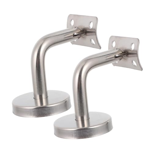 Didiseaon 2 Stück Edelstahl Handlaufhalter Wandmontage Stabiles Treppenstützgeländer Zubehör Eleganter Banister Support mit Glatter Oberfläche Installieren und Vielseitig für Holz Stahl Didiseaon 2 Stück Edelstahl Handlaufhalter Wandmontage Stabiles Treppenstützgeländer Zubehör Eleganter Banister Support mit Glatter Oberfläche Installieren und Vielseitig für Holz Stahl von Didiseaon
