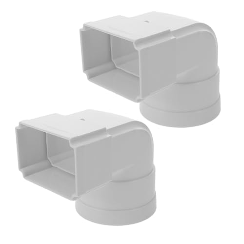 Didiseaon 2 Stück Teiliges Regenfallrohr Adapter Fallrohrverbinder Robustes Kunststoff Regenrinnen Anschlussstück Wetterbeständig Effizienter Wasserdurchfluss Geeignet für Dachentwässerung von Didiseaon