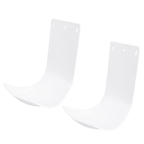 Didiseaon 2 Stück Wäscheswaschanlage Weiß Schaumstoffhalter modern montiert Schalter Bad behälter seife Tablett Halter des Wandmontage Plastikschale Spender-Tropfschale zur Wandmontage Abs von Didiseaon