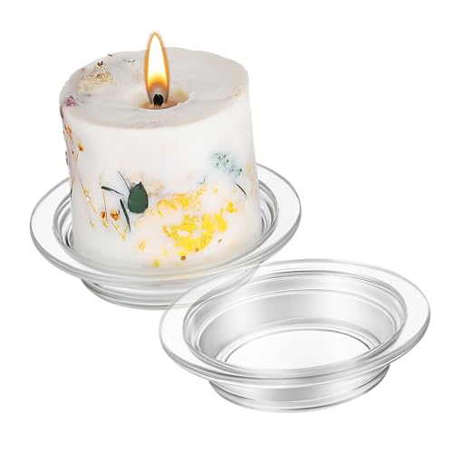 Didiseaon 2stücke Glas Duftölwärmer Mit Schmelzplatte Aromatherapie Zubehör Für Duftwachs Und Ätherische Öle Transparente Heizplatte Für Zuhause von Didiseaon