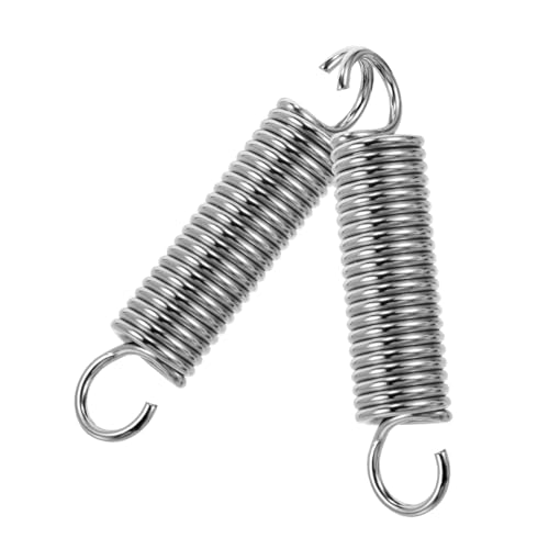 Didiseaon 2 Stück Zugfedern mit Haken Verstellbare Spannfedern für Hängematten und Hängesessel Robuste Outdoor Aufhänger für Veranda und Garten Einfache Montage ohne Werkzeug von Didiseaon
