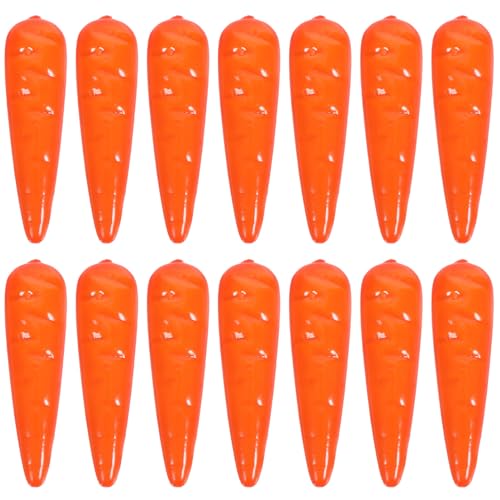 Didiseaon 20pcs künstliche Karotte Ostern gefälschte Mini Karotten Schaumgemüse Modell für DIY Crafs, Ostern Party Dekoration von Didiseaon