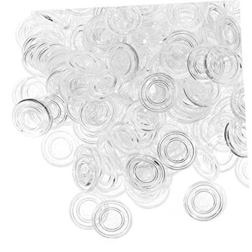 Didiseaon 200 Stück Runde Transparente Tischpuffer rutschfeste Möbelpuffer für Glasoberflächen Nicht Selbstklebend Langlebig und Unauffällig für Schutz von Tischplatten von Didiseaon