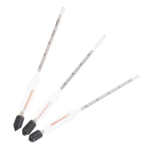 Didiseaon 3 Stück Teiliges Zuckeranteils-messgerät für Milch Saft Bier mit Präziser Dichtemessung Vielseitig Einsetzbar Einfache Handhabung Geeignet für Zuckergrad von Didiseaon