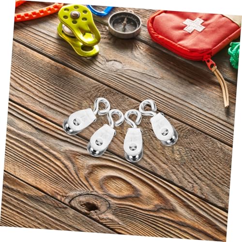 Didiseaon 4 Stück Edelstahl Mini Umlenkrollen Edelstahlseil Flaschenzug Kabelzug Seilrolle für Lastenarbeiten Kompakt Korrosionsbeständig Platzsparend Einfache Montage Vielseitig für DIY Didiseaon 4 Stück Edelstahl Mini Umlenkrollen Edelstahlseil Flaschenzug Kabelzug Seilrolle für Lastenarbeiten Kompakt Korrosionsbeständig Platzsparend Einfache Montage Vielseitig für DIY von Didiseaon