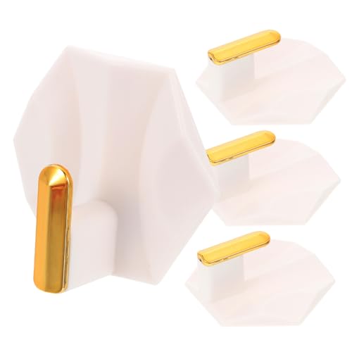 Didiseaon 4 Stück Klebehaken ohne Bohren Starke Haftende Wandhaken aus Wasserfest und Langlebig Vielseitig für Küche Bad Flur zur Platzsparenden Aufbewahrung und Organisation Didiseaon 4 Stück Klebehaken ohne Bohren Starke Haftende Wandhaken aus Wasserfest und Langlebig Vielseitig für Küche Bad Flur zur Platzsparenden Aufbewahrung und Organisation von Didiseaon