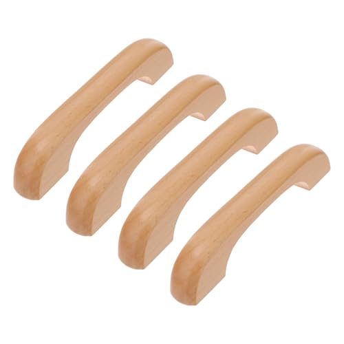 Didiseaon 4 Stück Massive Holzgriffe für Schranktüren Langlebige Verarbeitete Schubladengriffe aus Lackiertem Buchenholz mit Präzisem Lochabstand Einfache Montage für Möbel und Didiseaon 4 Stück Massive Holzgriffe für Schranktüren Langlebige Verarbeitete Schubladengriffe aus Lackiertem Buchenholz mit Präzisem Lochabstand Einfache Montage für Möbel und von Didiseaon