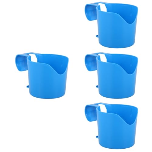 Didiseaon 4 Stück Runder Getränkehalter für Poolrand Robuster Verschütt Getränkehalter für Fast Jede Flasche Dose oder Tasse für Strand und Camping von Didiseaon