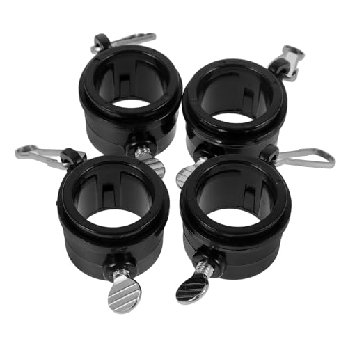 Didiseaon 4 Stück Teiliges Robuste Rotierende Fahnenmast Ringe aus Langlebigem mit Clips Einfache Installation Reibungslose Drehung für Flaggenhalter und Fahnenmasten Geeignet von Didiseaon