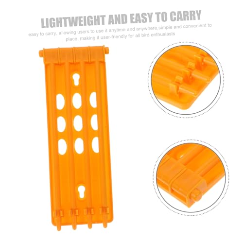 Didiseaon 4 Stück Teiliges Vogel Fußringhalter Stabiler Kunststoff Vielseitig für Tauben Hühner Wachteln Papageien zur Präsentation und Training Pigeon Leg Rings Rack Organizer von Didiseaon