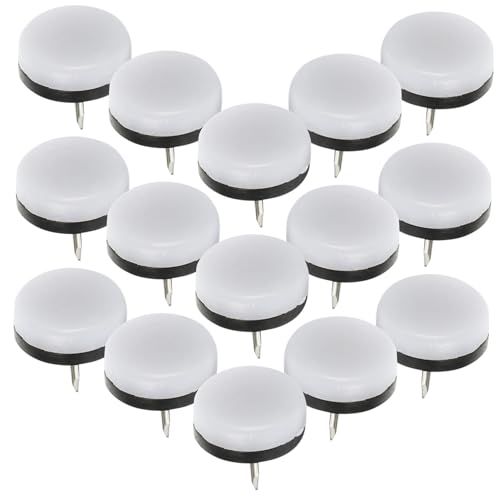 Didiseaon 40 Stück Möbelbeine Bodenschoner Nylon Pads rutschfest Möbelnägel für Stühle Tische Sofas Langlebiger Schutz für Ihren Einfach zu Montieren Stoßabsorbierend von Didiseaon