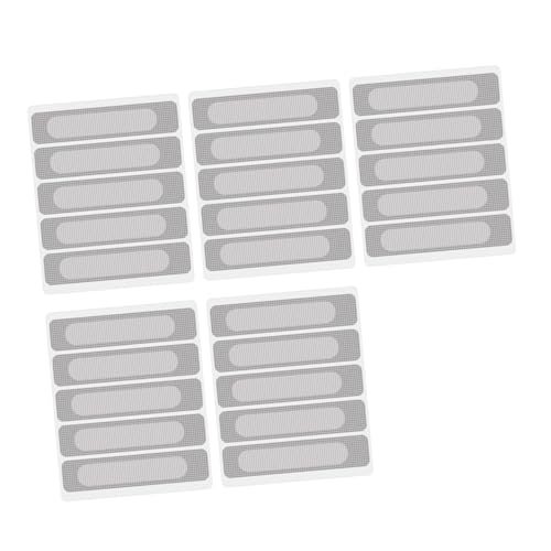 Didiseaon 5 Blätter Reparaturband für Fenster und Türen Glasfaser Maschen Abdeckband Wasserdichtes Klebeband für Bildschirmreparaturen Selbstklebendes Mesh Patch zur Insektenabwehr von Didiseaon