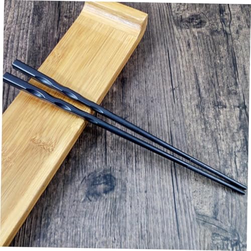 Didiseaon 5 Paare Japanische Essstäbchen aus Hitzebeständigem Glasfaser material Rutschfestes Design mit Geriffelter Oberfläche Langlebig und Sicher für Sushi Nudeln und Asiatische Küche von Didiseaon