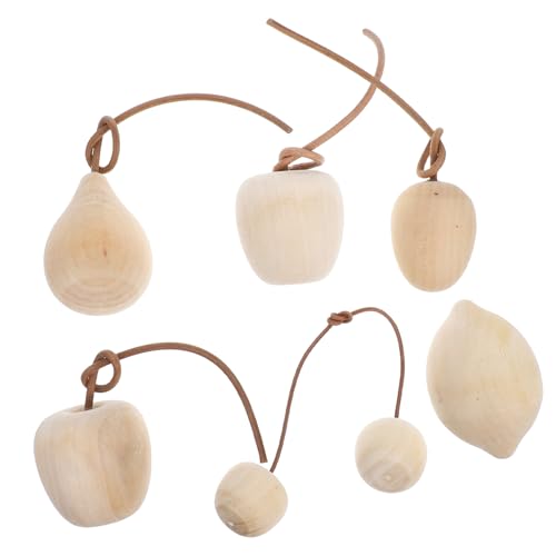 Didiseaon 6 Stück Teiliges Holzrohlinge Früchte zum Bemalen DIY Holzfrüchte Ornamente für Kreative Wohnraumdeko Basteln Apfel Birne Zitrone Kirsche Kiwi Didiseaon 6 Stück Teiliges Holzrohlinge Früchte zum Bemalen DIY Holzfrüchte Ornamente für Kreative Wohnraumdeko Basteln Apfel Birne Zitrone Kirsche Kiwi von Didiseaon