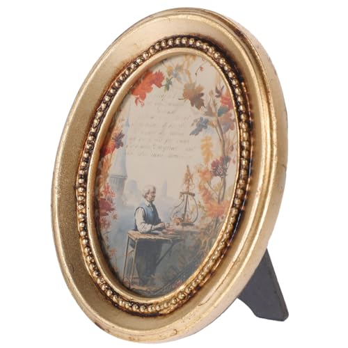 Didiseaon Bilderrahmen Gold Vintage Klein: Vintage Ovaler Bilderrahmen Nostalgischer Fotorahmen für Tischdekoration Antiker Kunstvoller Stil für Familienfotos Wohnzimmer Flur Kunstvolle Wandgestaltung Didiseaon Bilderrahmen Gold Vintage Klein: Vintage Ovaler Bilderrahmen Nostalgischer Fotorahmen für Tischdekoration Antiker Kunstvoller Stil für Familienfotos Wohnzimmer Flur Kunstvolle Wandgestaltung von Didiseaon