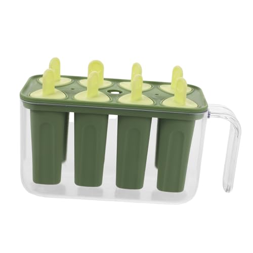 Didiseaon Eisformen: Eisformen Mit 8 Gittern, Selbstgemachte Eiscremeform – Cake-pop-maker Für, Cakesicles, Desserts, Grün Didiseaon Eisformen: Eisformen Mit 8 Gittern, Selbstgemachte Eiscremeform – Cake-pop-maker Für, Cakesicles, Desserts, Grün von Didiseaon