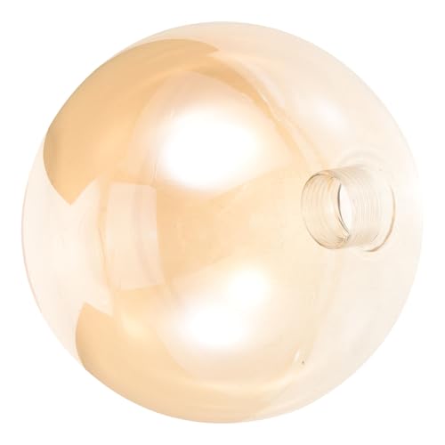 Didiseaon Glas Lampenschirm Kugel Ersatz Lampenschirm Glas Kugelförmig Fassung Dekorativer Lampenüberzug für Pendelleuchte und Tischlampe Wohnzimmerbeleuchtung von Didiseaon